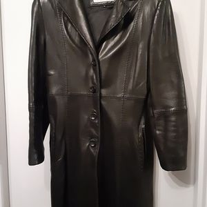 Jones New York Women's Leather Coat
